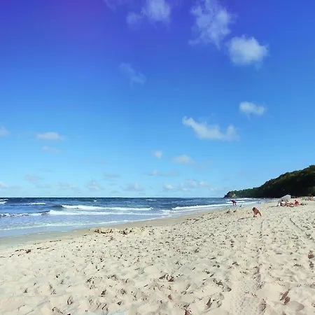 Balkon, Gratis Nutzung Vom Ahoi Erlebnisbad Und Sauna In Sellin - Appartemenmt Nordwind Apartament Baabe