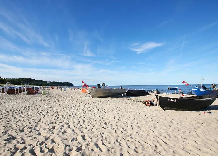 Balkon, Gratis Nutzung Vom Ahoi Erlebnisbad Und Sauna In Sellin - Appartemenmt Nordwind Baabe